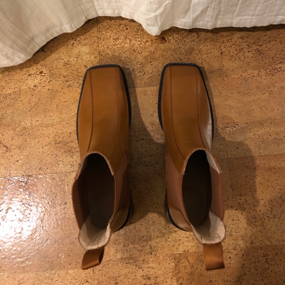 Invento Square Toe Chelsea Ankle Boots - Picture 8 of 8
